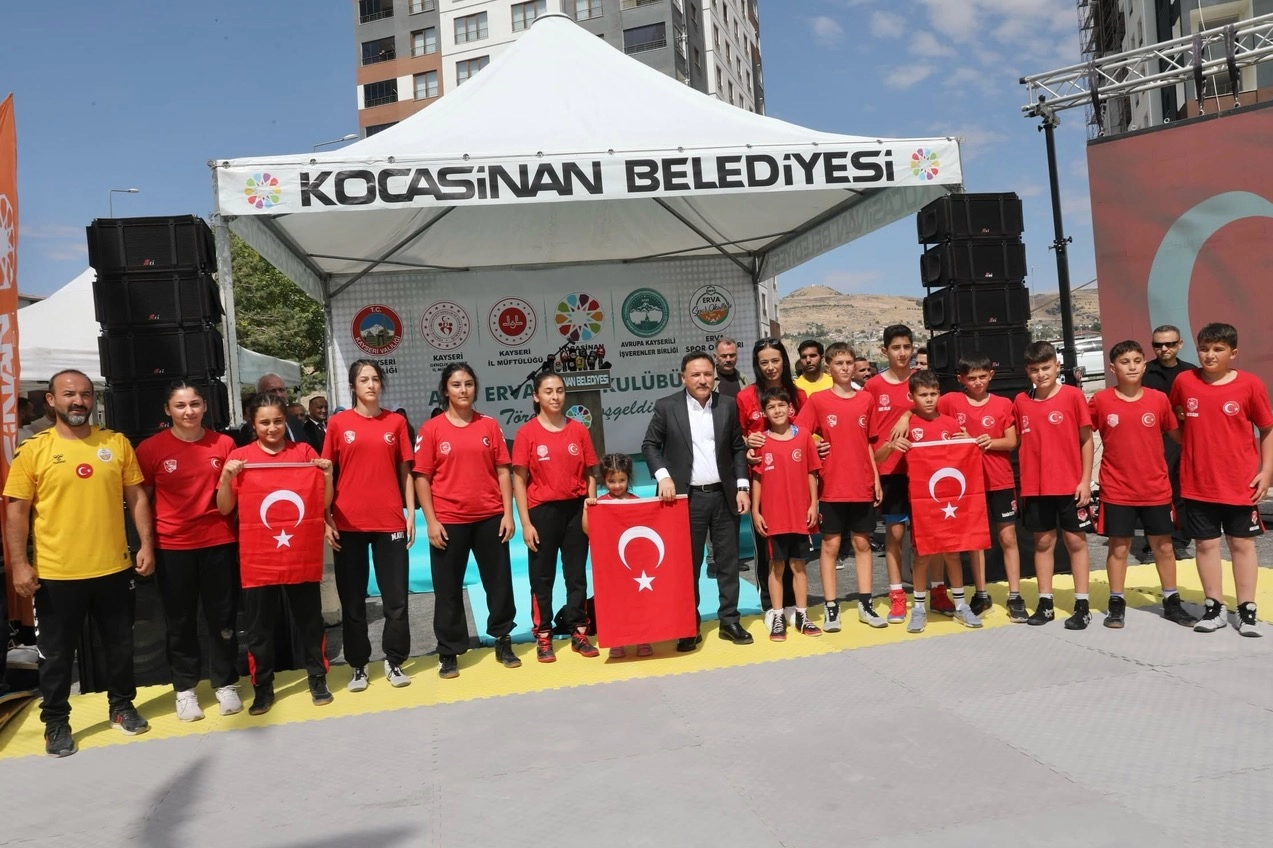 Kocasinan’da 75. ERVA Spor Okulu Açıldı!