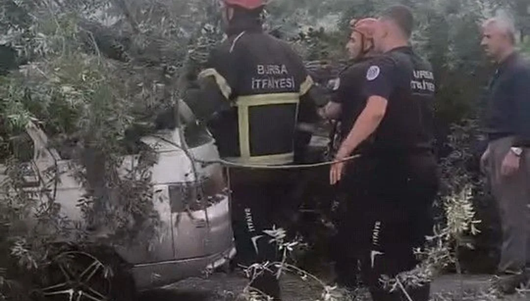 Köklü Ağaç Park Halindeki Aracı Devrildi!