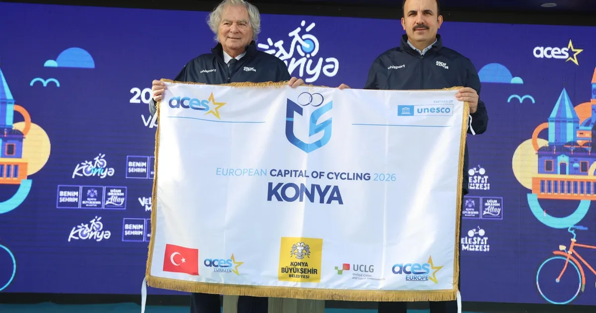 Konya, 2026 Avrupa Bisiklet Başkenti oldu!