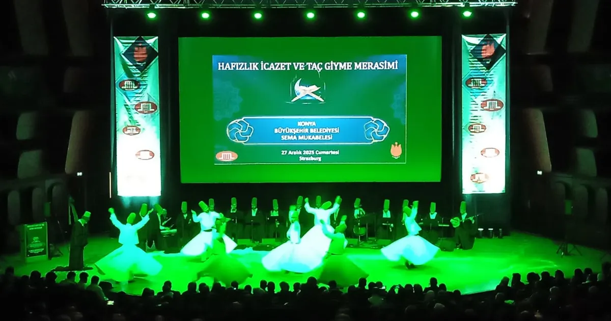 Konya Büyükşehir Fransa’da Sema Gecesi Düzenledi