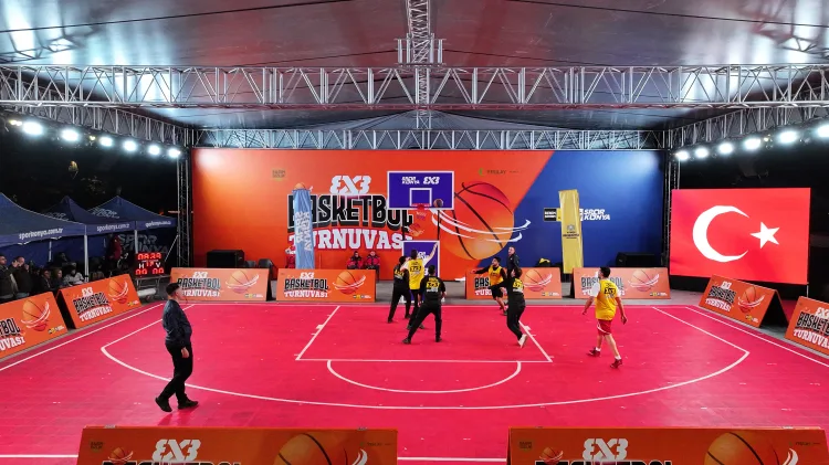 Konya’da 3×3 Basketbol Turnuvası Rüzgarı Esti!