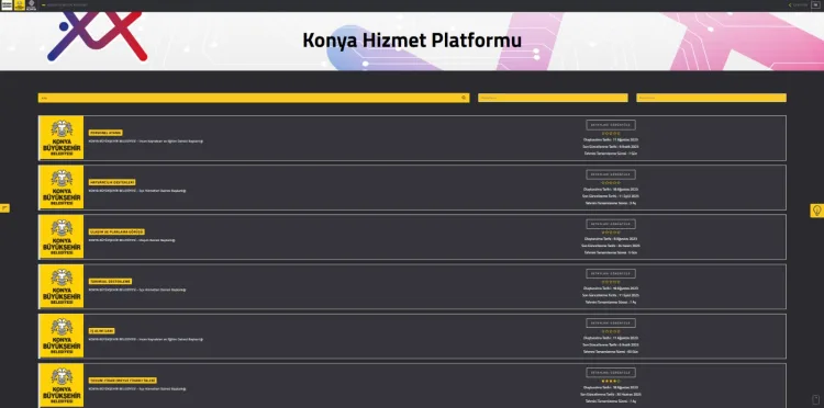 Konya’da Dijital Dönüşüm: Hizmet Platformu Açıldı!