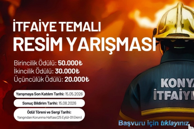 Konya’da İtfaiye Temalı Resim Yarışması Başlıyor!