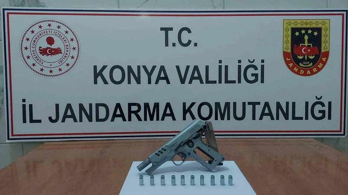 Konya’da Jandarma Operasyonunda 18 Silah Ele Geçirildi
