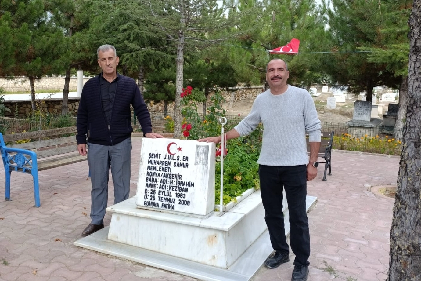 Konya’da Şehit Mezarlıkları Yenileniyor
