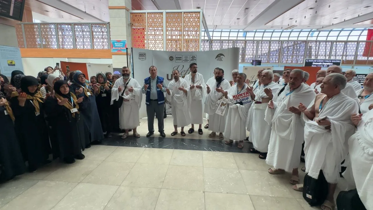 Konya’dan Kutsal Topraklara İkinci Kafile Uğurlandı