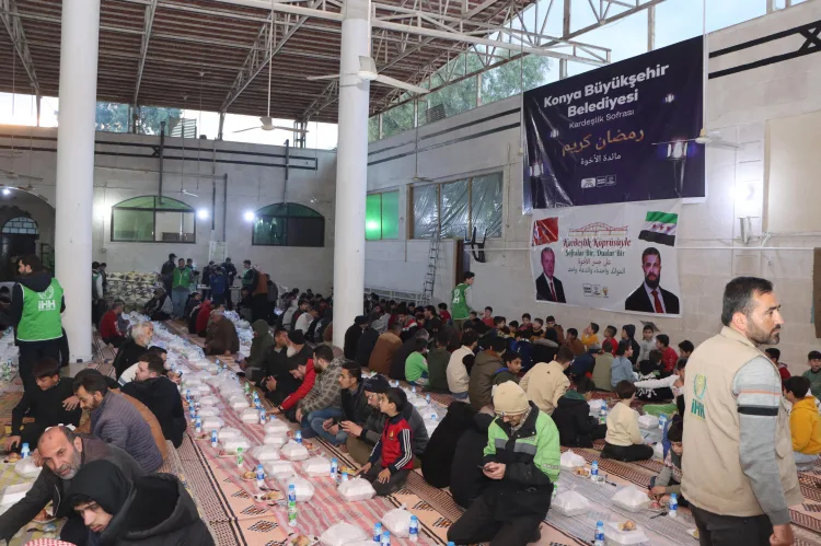 Konya’dan Suriyelilere Ramazan İftar Sofraları