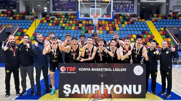 Konya’nın Genç Basketbolcularından Şampiyonluk Zafarı