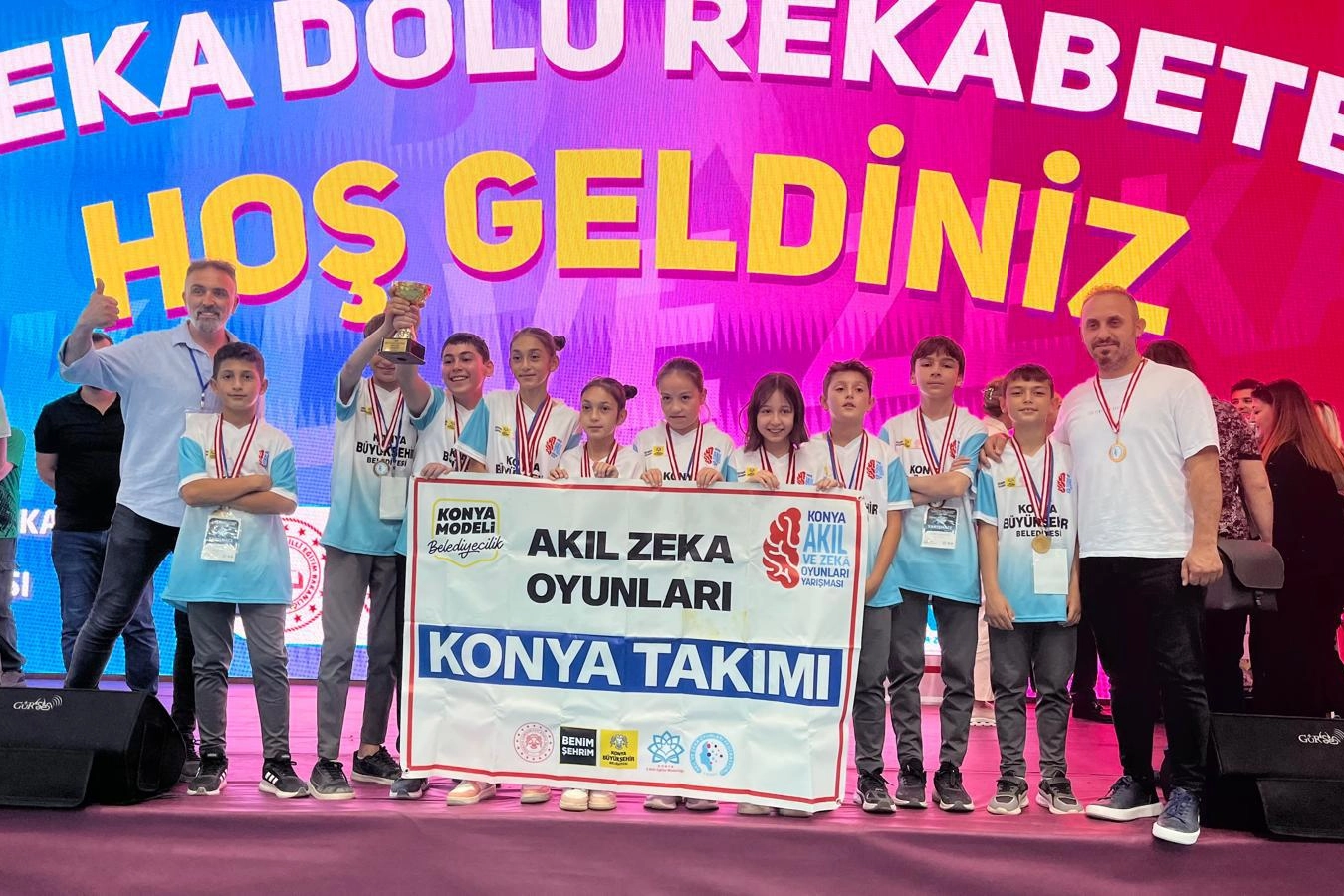 Konya Öğrencileri Zeka Oyunlarında Türkiye Şampiyonu!