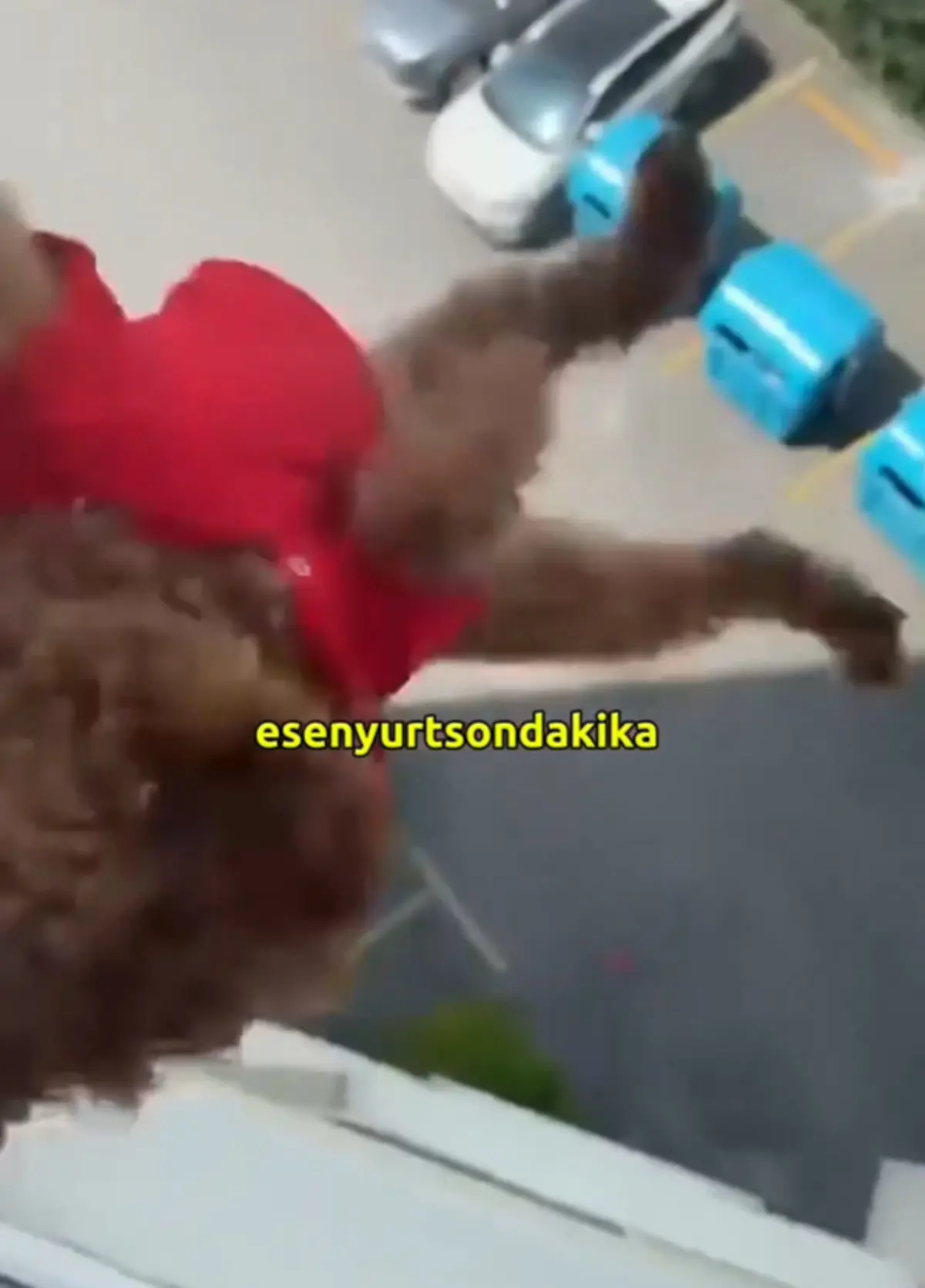 Köpeği sarkıtıp videoya çekti: