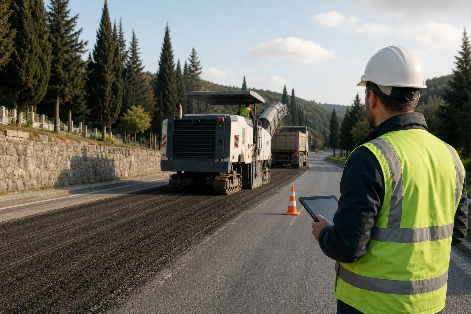 Körfez’de Yol Yenileme Çalışmaları Başladı