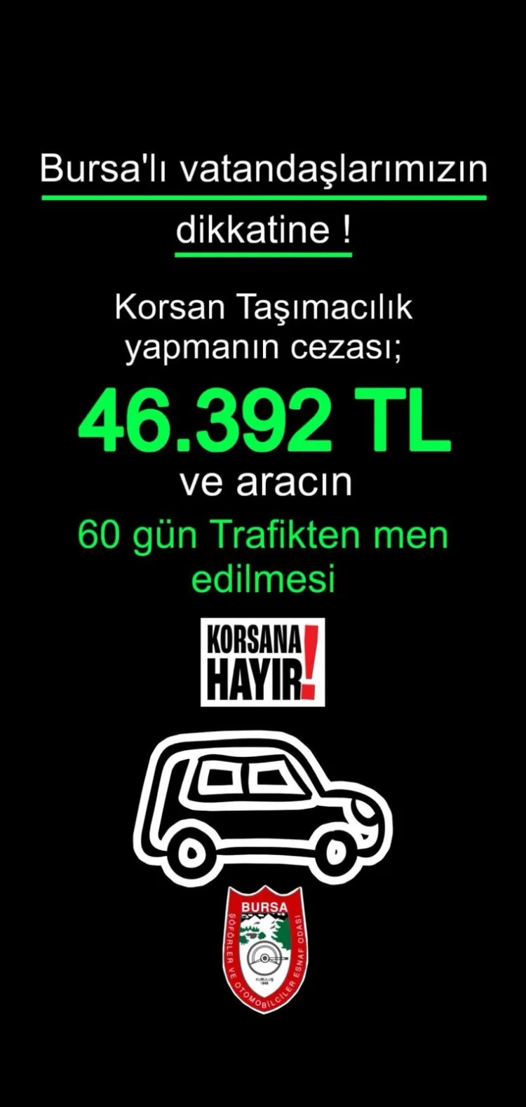 Korsan Taşımacılığa Mahkeme Darbesi: 19 Aralık!