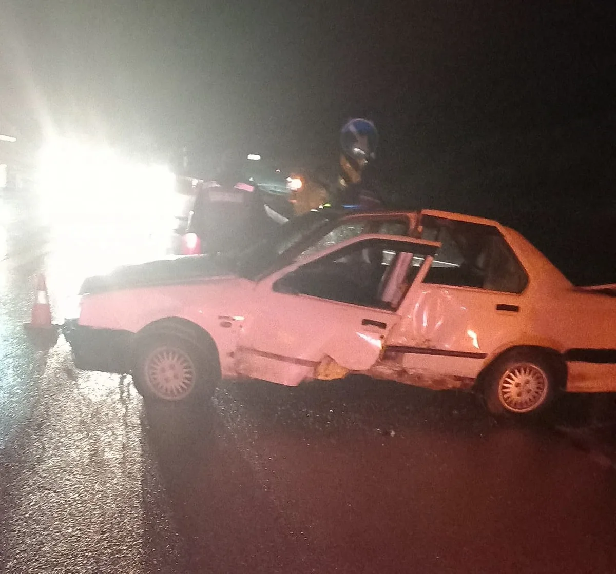 Koyulhisar'da trafik kazası: 1 ölü, 1 yaralı