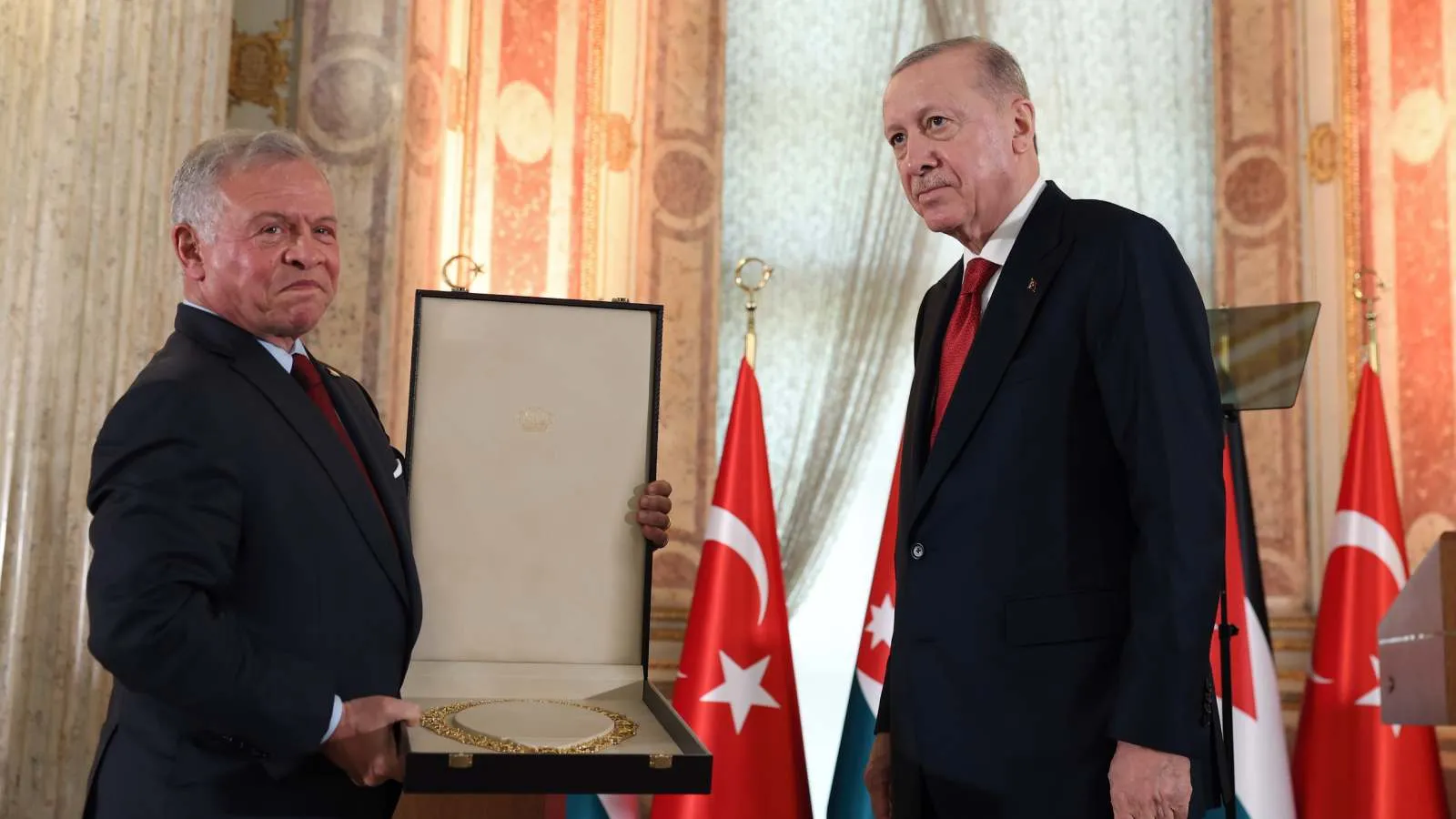 Kral Abdullah’dan Erdoğan’a Özel Nişan