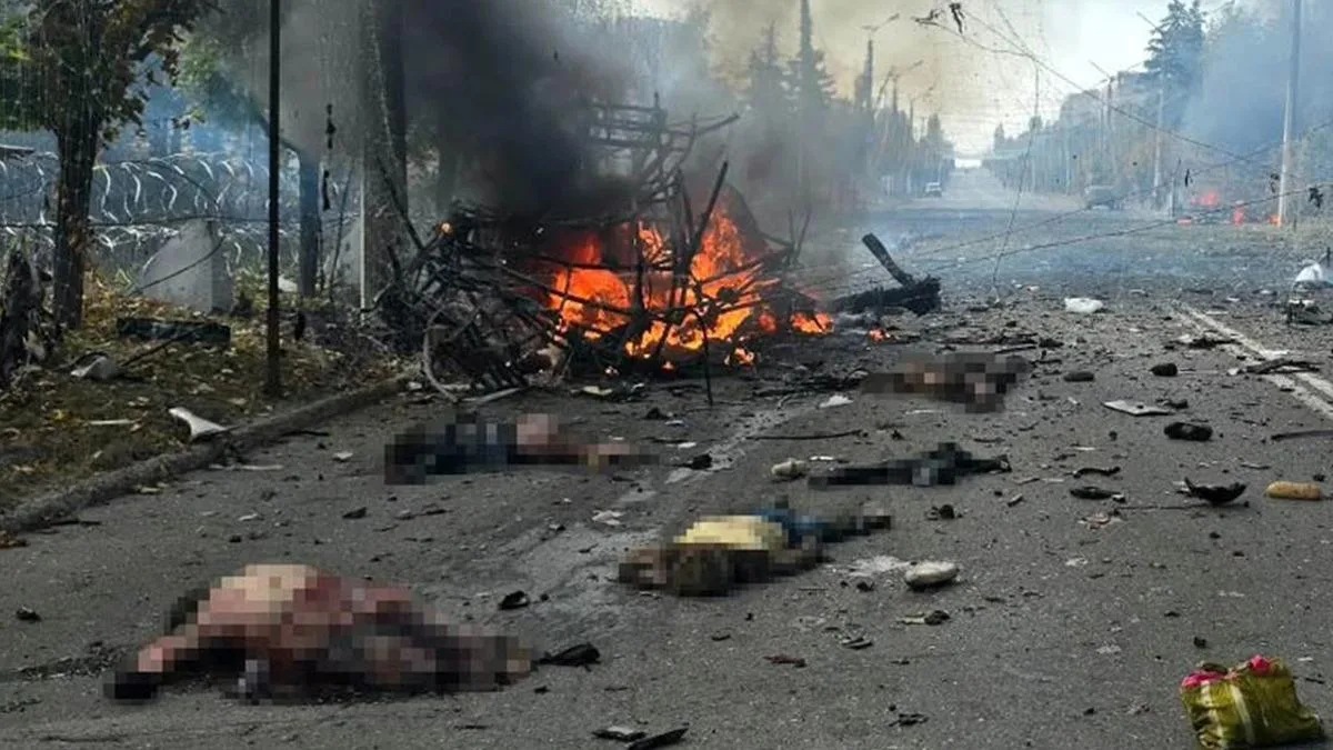 Kramatorsk’ta Otobüs Saldırısında 30 Ölü!