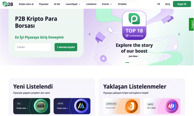 Global kripto borsaları Türkçede ısrarcı: Kraken, Biconomy, Tapbit ve P2B dil desteğini kaldırmıyor