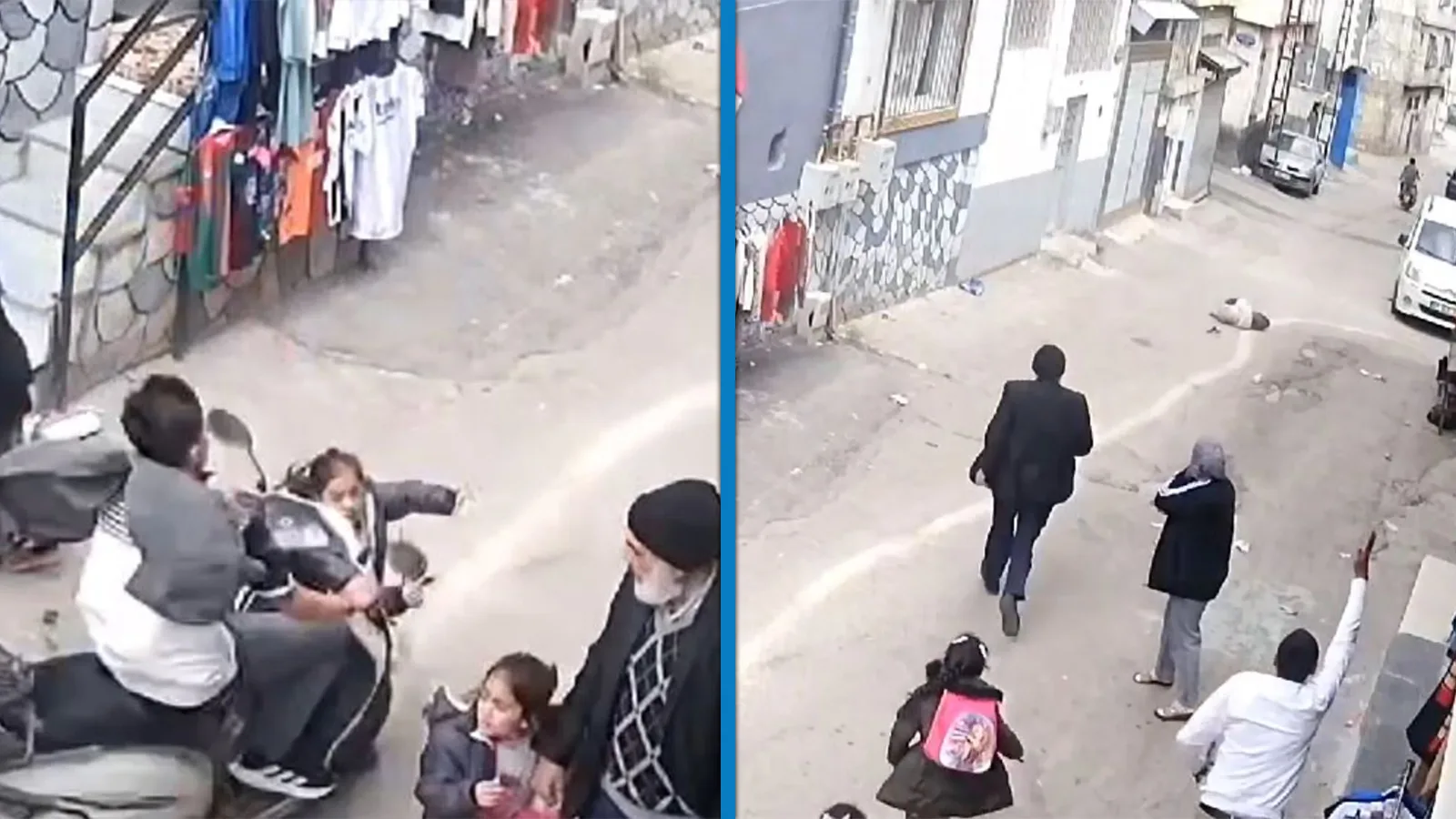 Küçük Kıza Motosiklet Çarpıp Kaçtı!