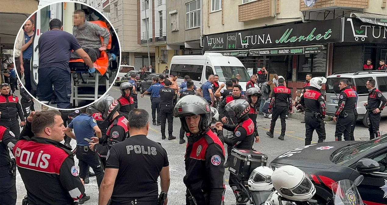 Küçükçekmece’de Bıçakla Saldıran Şahıs Vuruldu!