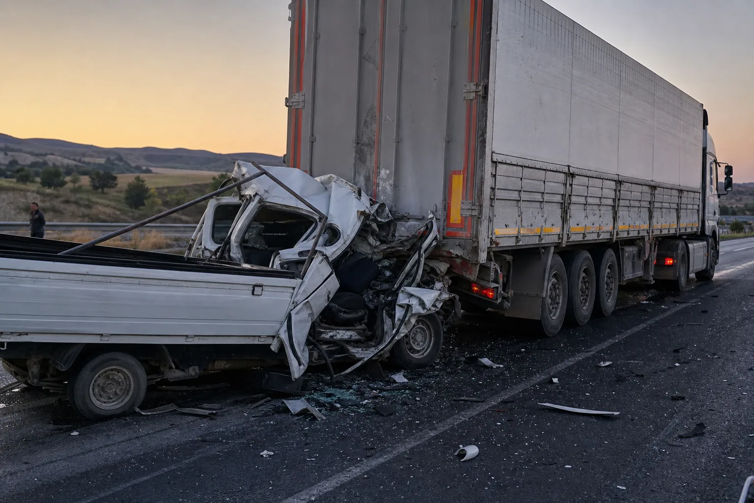 Kula’da Trafik Kazası: 1 Ölü, 4 Yaralı