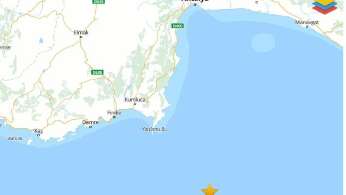 Kumluca’da 3.5 Büyüklüğünde Deprem Meydana Geldi