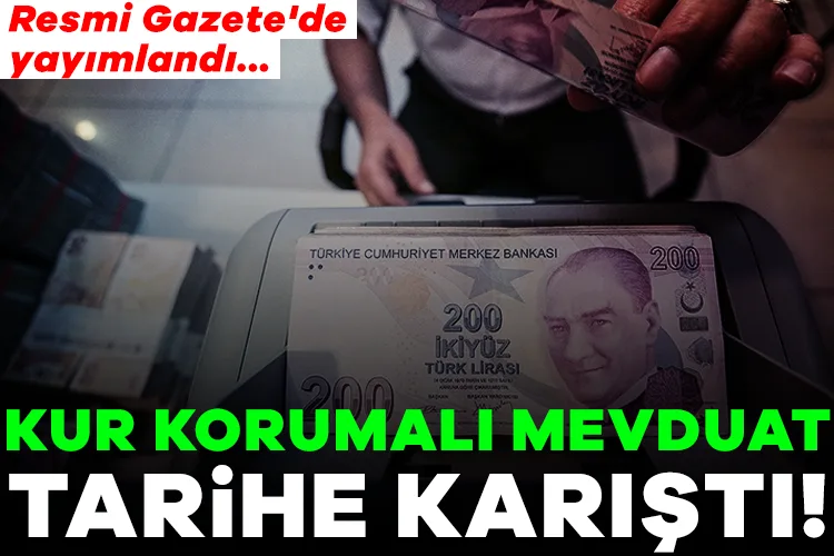 Kur Korumalı Mevduat Uygulaması Sona Erdi!