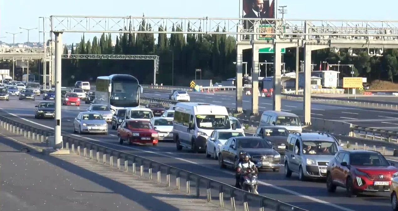 Kurban Bayramı’nda İstanbul’da trafik yoğunluğu!