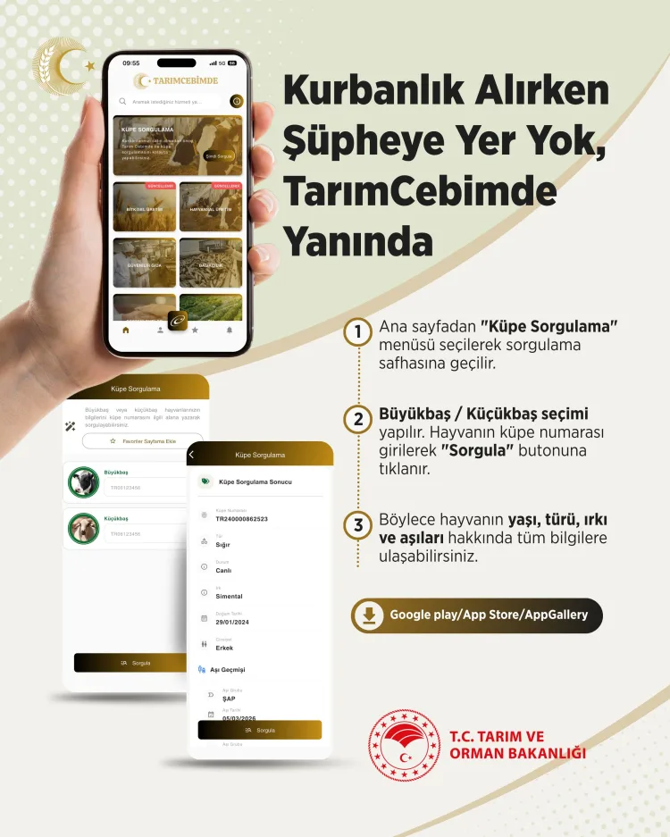 Kurbanlık Hayvan Bilgileri Artık Cebinizde!