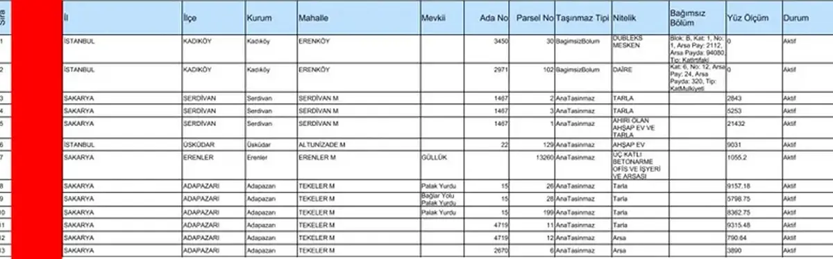 Kuriş ailesinin devasa mal varlığı ortaya çıktı: Tam 191 taşınmaz 3