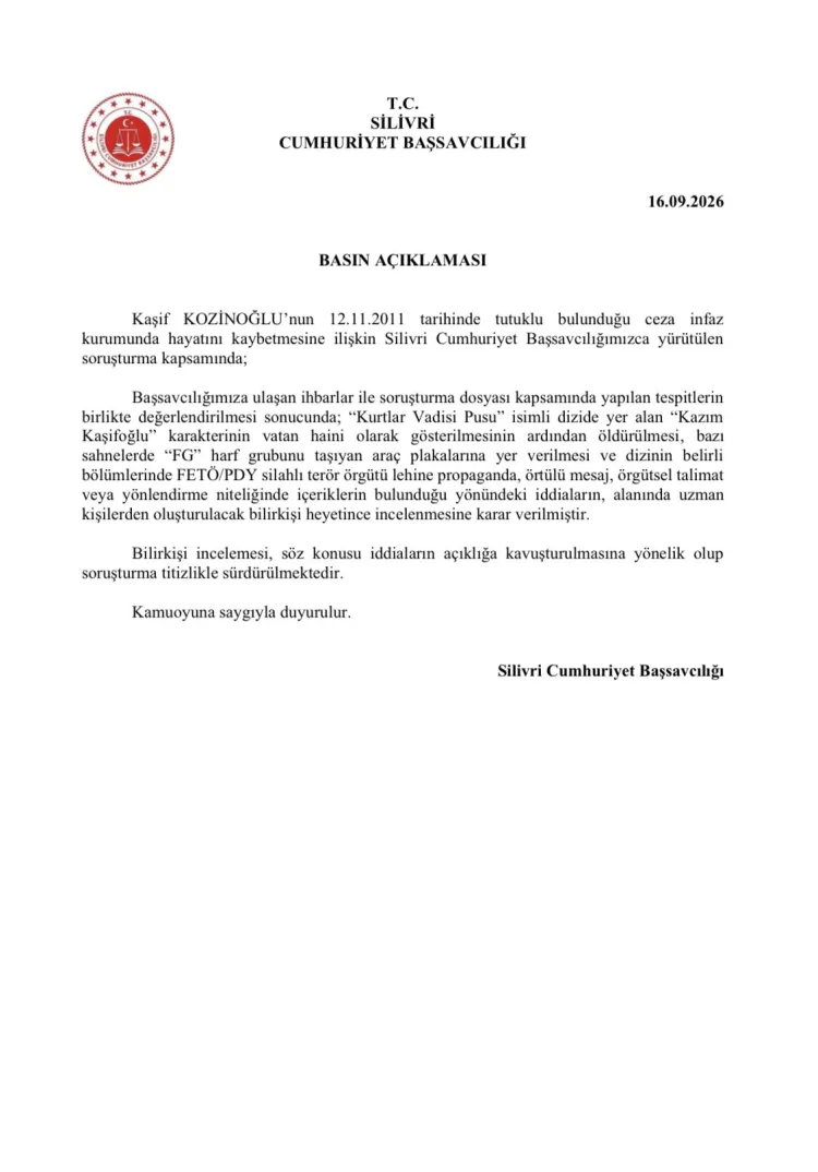 Kurtlar Vadisi’ne Soruşturma: MİT’çi Ölümü