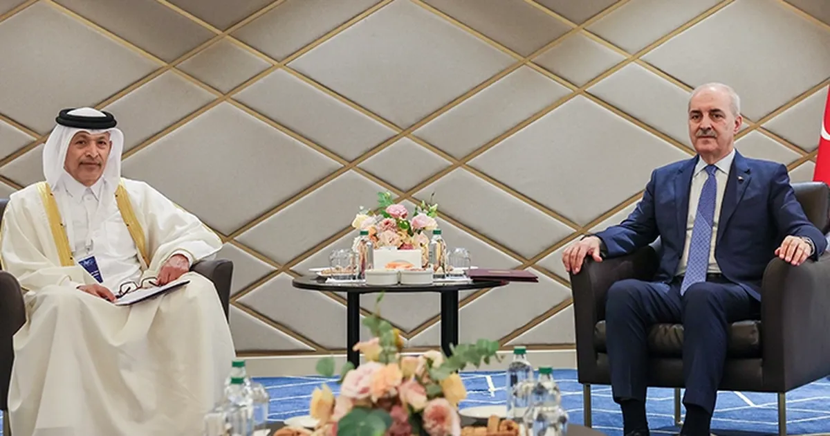 Kurtulmuş, Katarlı Mevkidaşıyla İstanbul’da Buluştu