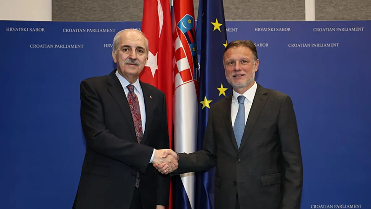 Kurtulmuş ve Hırvat Meclis Başkanı Görüştü!