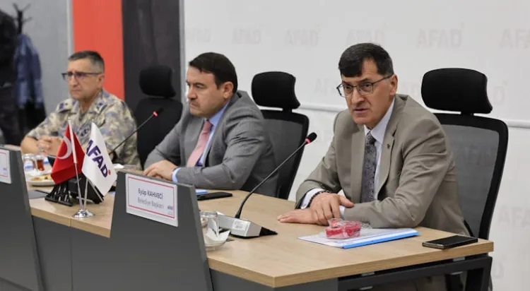Kütahya’da Afet Müdahale Planı Toplantısı Yapıldı