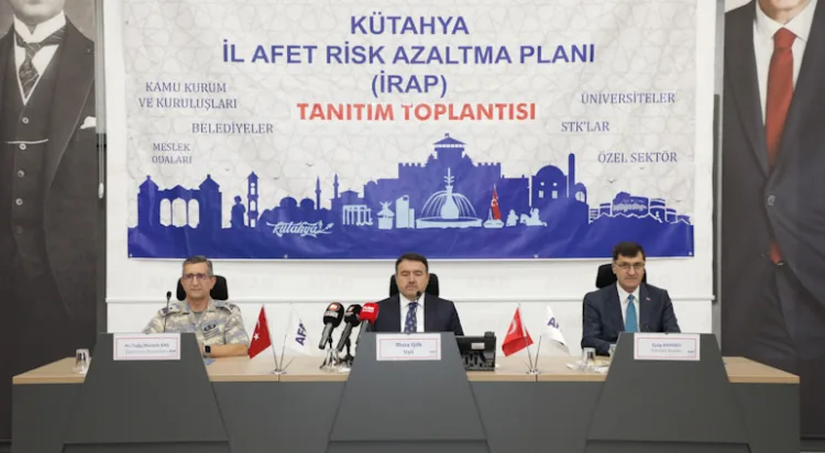 Kütahya’da Afet Risk Azaltma Planı Toplantısı Yapıldı