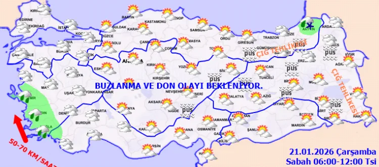 Kuvvetli Rüzgar ve Kar Uyarısı: Dikkat!