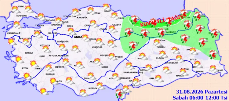 Kuvvetli Yağış Uyarısı: Doğu Karadeniz Dikkat!