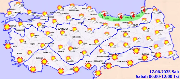 Kuzey ve Doğu İçin Bulutlu Hava Uyarısı!