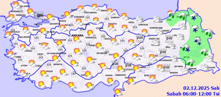Kuzey ve Doğu Türkiye’ye Yağış Uyarısı!