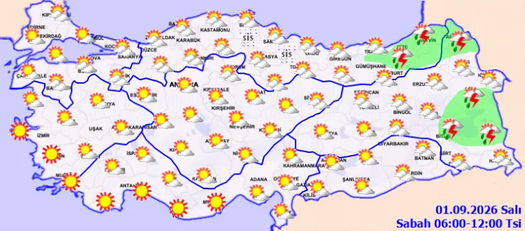 Kuzeyde Sağanak, Karadeniz’de Pus Bekleniyor!