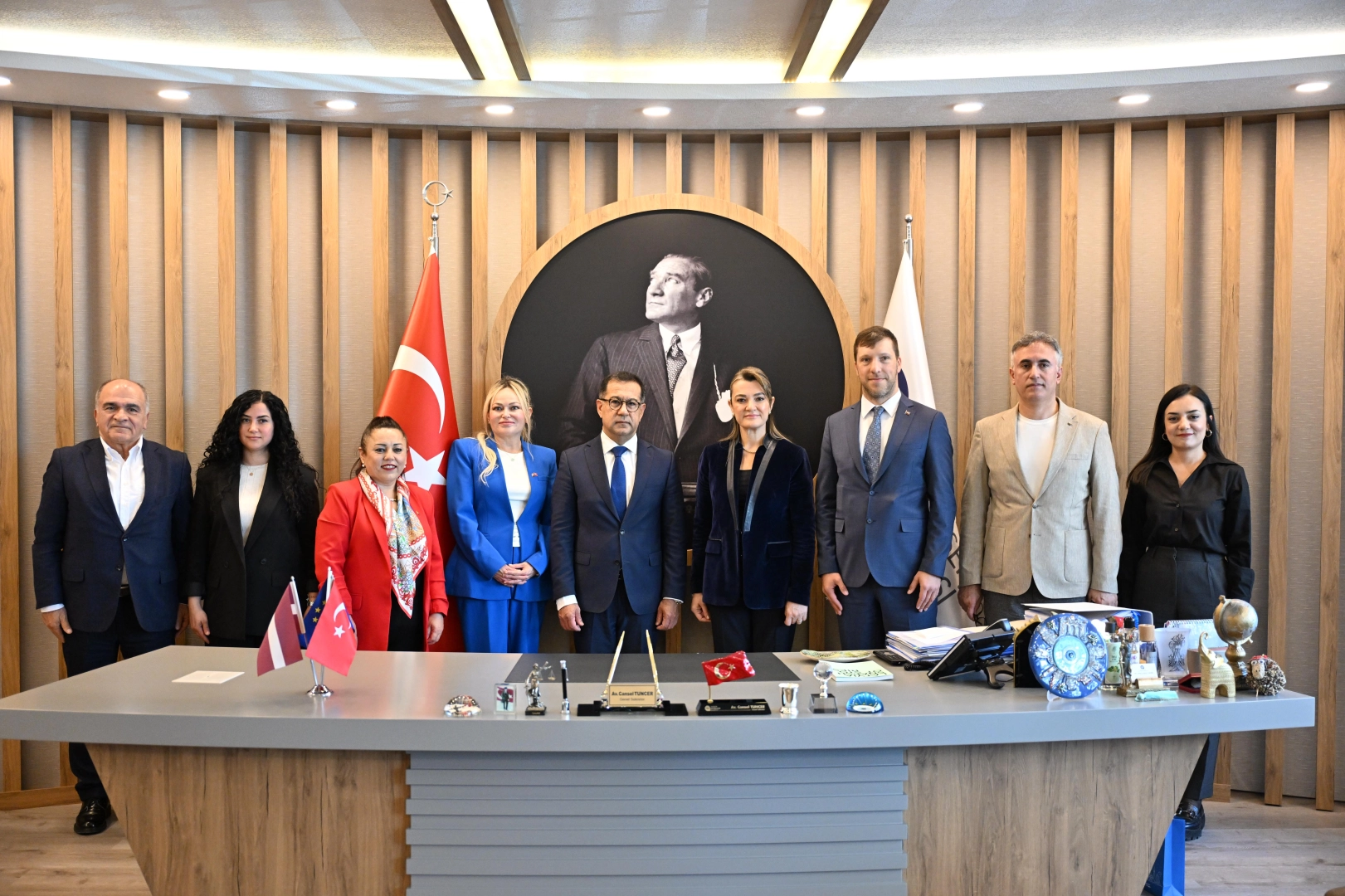 Letonya Büyükelçisi Antalya’da Yeni İşbirliği Yolu