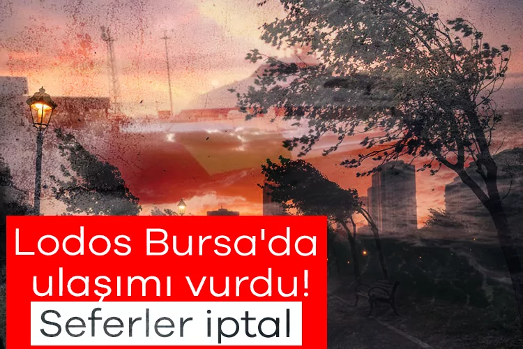 Lodos, Bursa’da Deniz Ulaşımını Felç Etti!