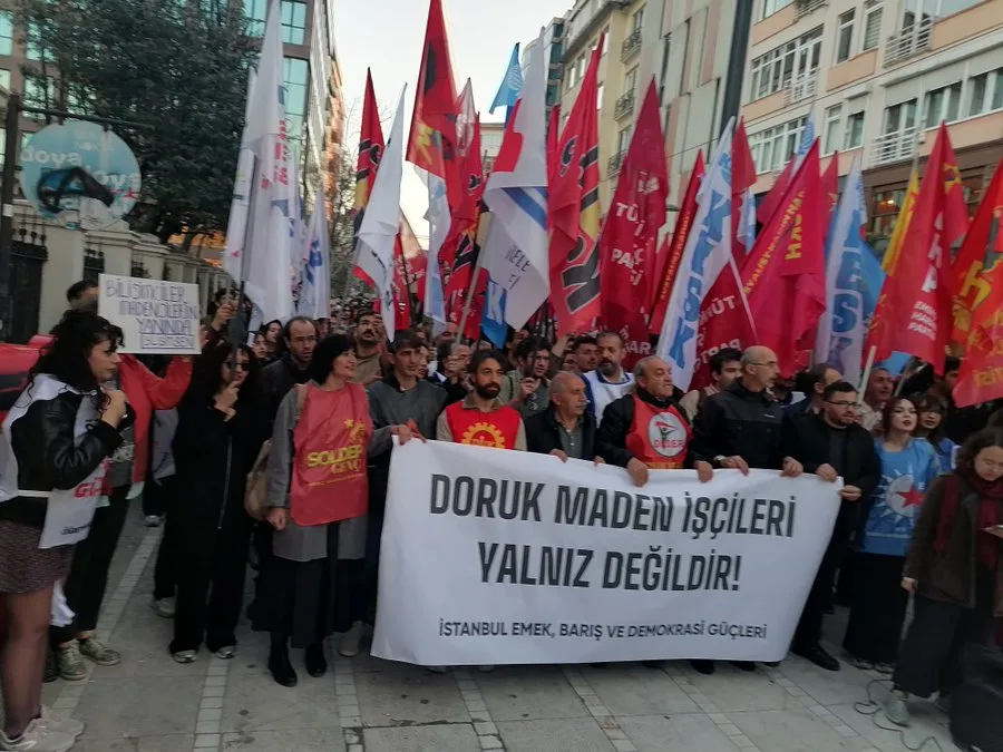 Madencilerin Mücadelesine Destek Eylemi Kadıköy’de