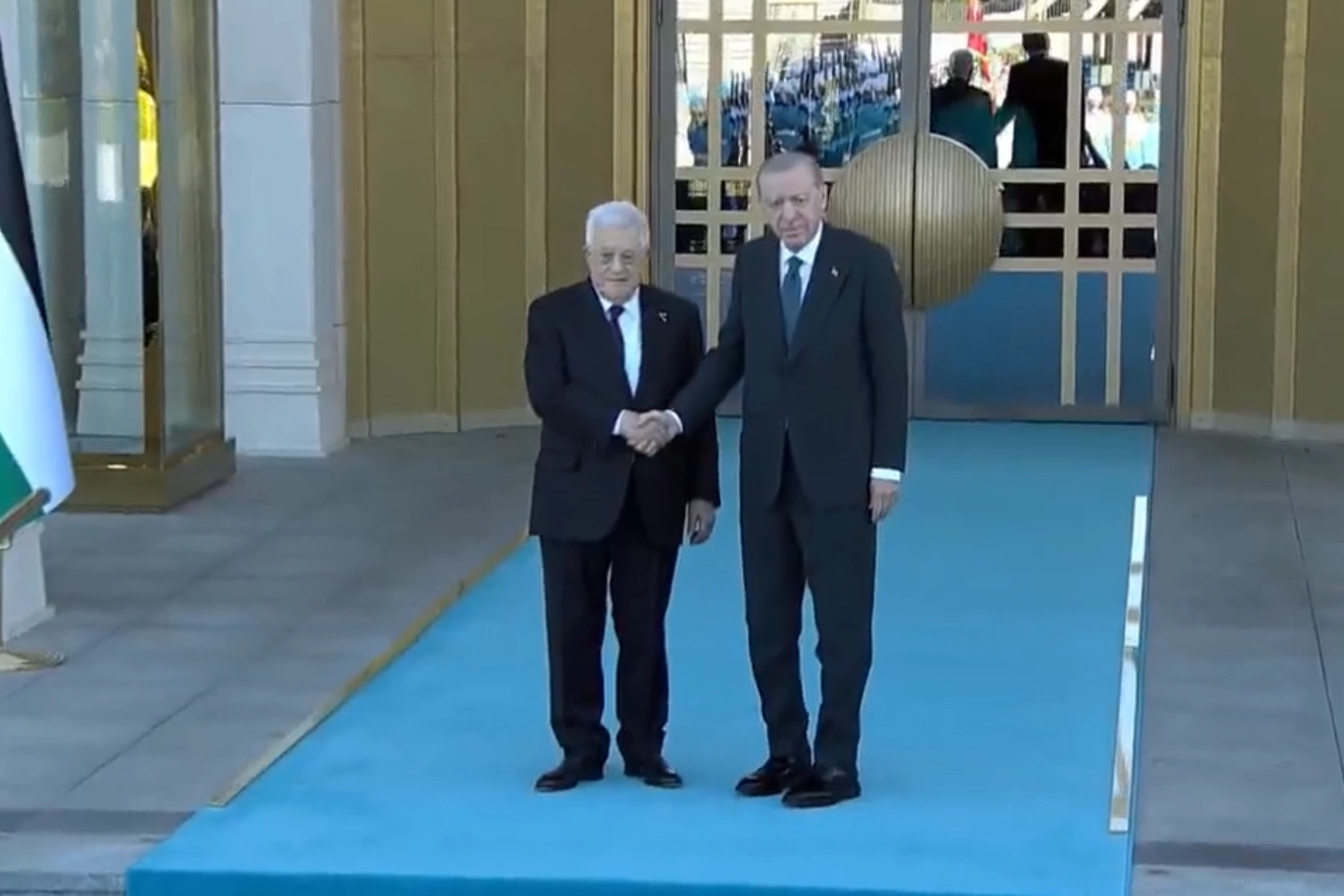Mahmud Abbas Türkiye’de Resmî Törenle Karşılandı