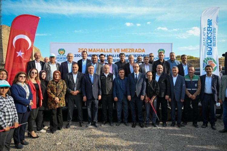 Malatya’da Kapalı Sulama Projesi Üreticileri Sevindirdi
