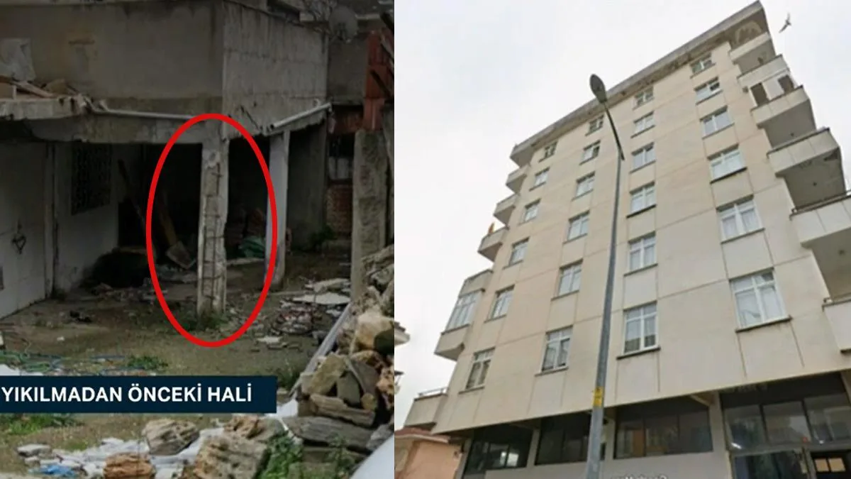 Maltepe’de 7 Katlı Binada Kısmi Çökme!