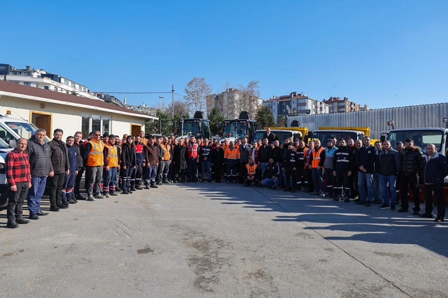 Maltepe’de Kışa Hazırlık: 50 Araçla Mücadele