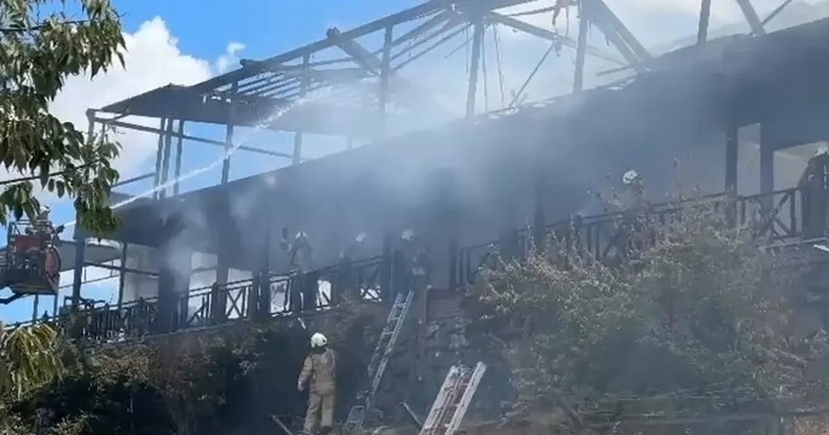 Maltepe’de Restoranda Yangın Paniği!
