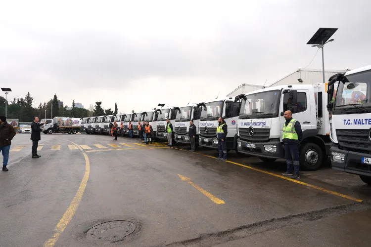 Maltepe’de Temizlik Filosuna 40 Yeni Araç Katıldı