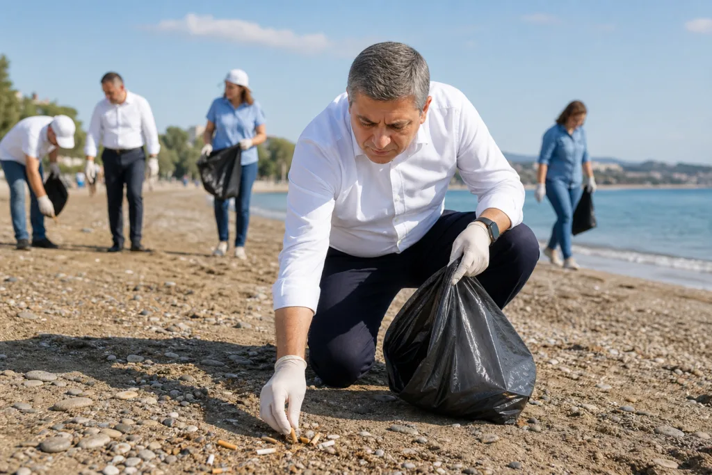 Manavgat’ta kıyı temizliği etkinliği büyük ilgi gördü