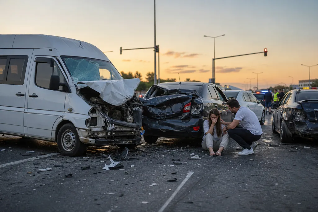 Manavgat’taki Zincirleme Trafik Kazası: 17 Yaralı