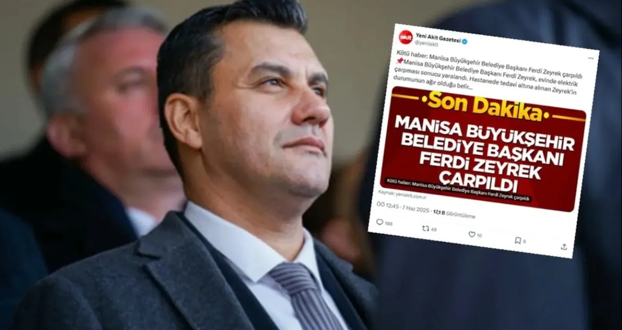 Manisa Başkanı Elektrik Çarpmasıyla Hastaneye Kaldırıldı